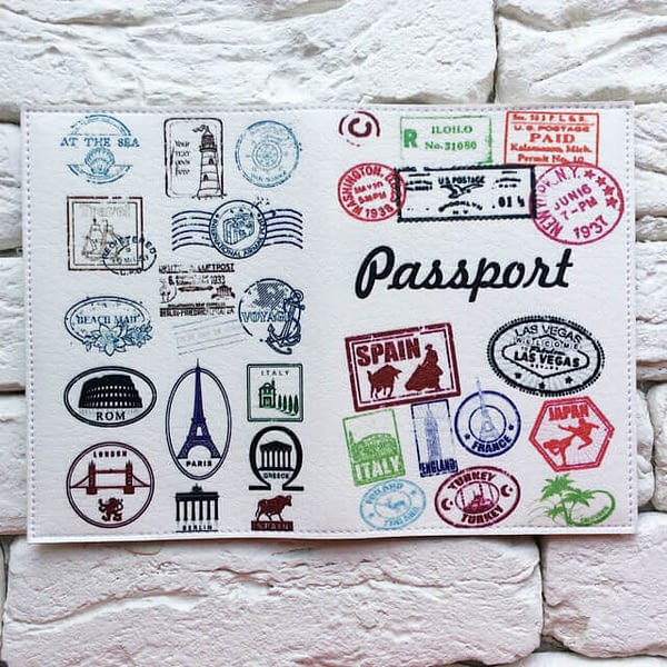 Фото разворот паспортная обложка Турист. Коллекция обложек Путешествуй!