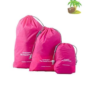 MS-015 Набор розовых водонепроницаемых мешочков для белья главное фото. Товары для отдыха. Интернет-магазин В Отпуск