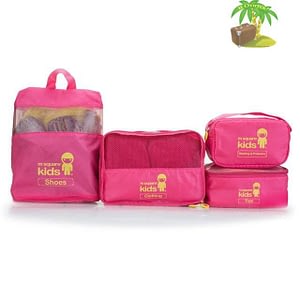 MS-001K Детский набор сумок 4 предмета розовый главное фото. Товары для отдыха. Интернет-магазин В Отпуск